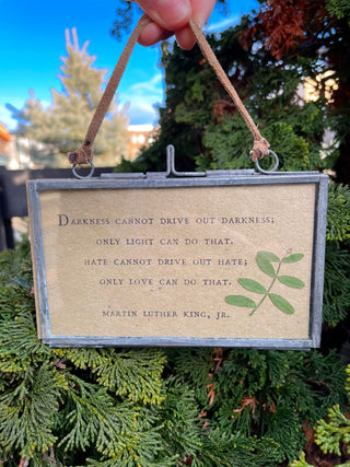 Zinc Hanging Frame 5"x3" Horizontal